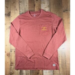 Yellowstone Dutton Ranch Ride for the Brand Pocket Long Sleeve Tee Men's L NWT